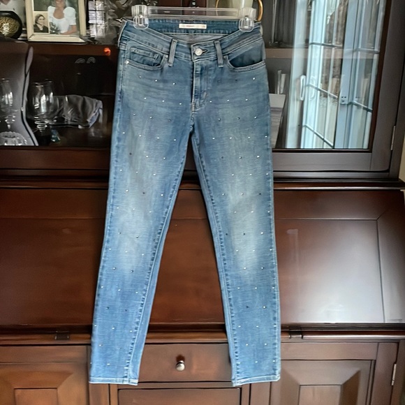 Levi’s 711 Skinny Embellished Jeans 26 - Picture 10 of 10